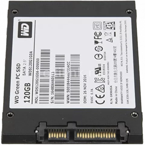 حافظه SSD اینترنال 120گیگابایت WD مدل GREEN WDS120G2G0A