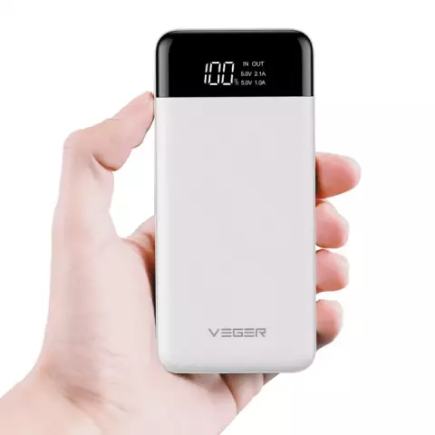 پاور بانک 10000میلی آمپر ساعت VEGER مدل VP-1056