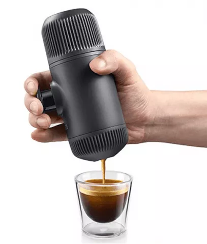 اسپرسو ساز مسافرتی WACACO مدل NANOPRESSO STANDARD PACK همراه با کیف