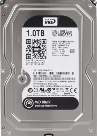 هارد اینترنال 1ترابایت WD مدل BLACK WD1003FZEX