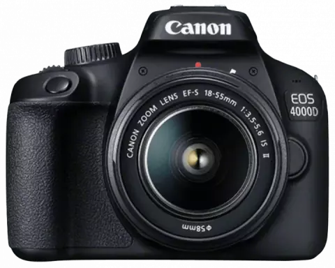  دوربین عکاسی CANON مدل EOS 4000D با لنز 55-18 میلی متر f/3.5-5.6 IS II