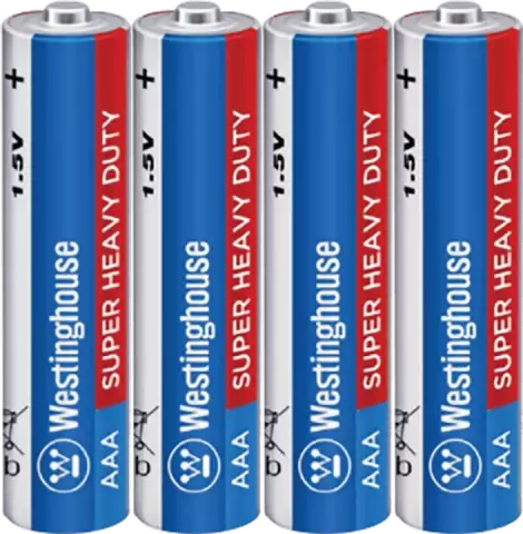 باتری نیم قلمی Westinghouse مدل SUPER HEAVY DUTY R03P-SP4U