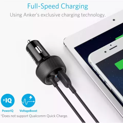 شارژر فندکی ANKER مدل PowerDrive 2 Elite A2214H11