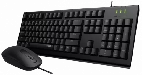 کیبورد و موس سیمی RAPOO مدل X120 PRO
