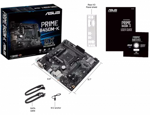 باندل مادربرد ASUS PRIME B450M-K به همراه پردازنده  AMD RYZEN 5 3600X