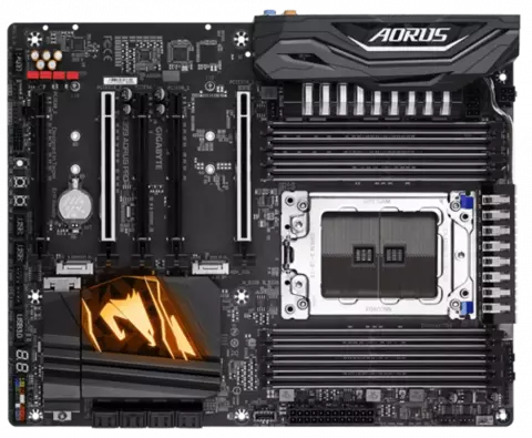باندل مادربرد GIGABYTE X399 AORUS PRO به همراه پردازنده AMD THREADRIPPER 1900X