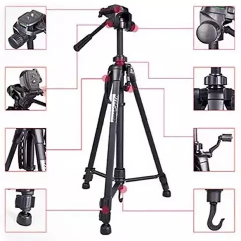سه پایه دوربین عکاسی WEIFENG مدل  WT-3520