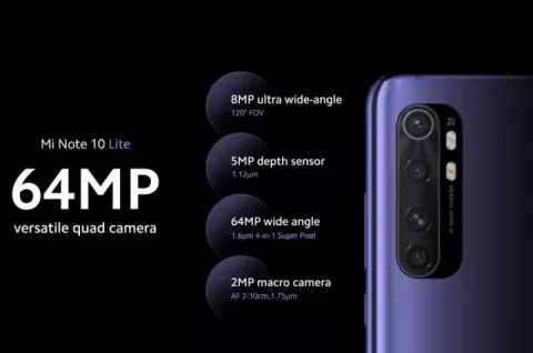 گوشی موبایل 64 گیگابایت Xiaomi مدل MI NOTE 10 LITE نسخه گلوبال