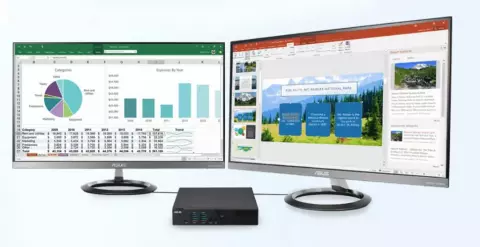 مینی پی سی Asus مدل PB40-N4000-4GB-1TB HDD