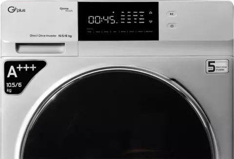 ماشین لباسشویی اتومات 10.5 کیلوگرم جی پلاس مدل KD1049S