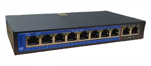 سوییچ 8 پورت easygigs مدل EG-SWU-1301-10FGP