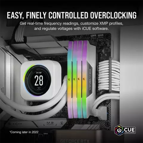 رم دسکتاپ (16GB*2) 32 گیگابایت Corsair مدل VENGEANCE RGB DDR5 5600MHz