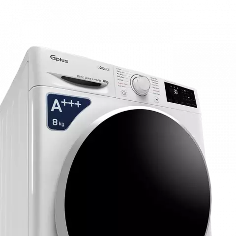 ماشین لباسشویی اتومات 8 کیلوگرم جی پلاس مدل GWM-L807S