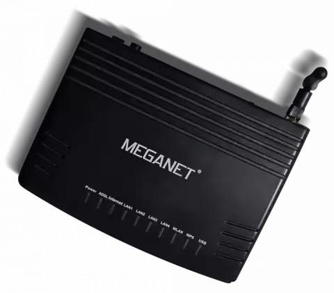 مودم روتر ADSL2 PLUS بی سیم Meganet مدل F-18PLUS