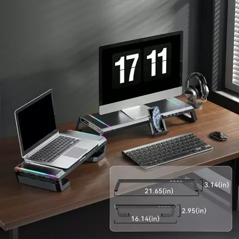 پایه مانیتور Trust مدل TDESK