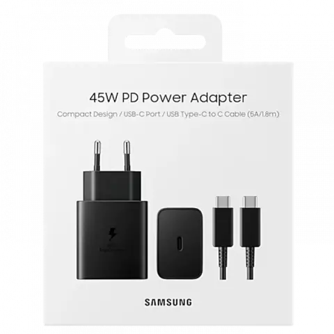 شارژر دیواری Samsung مدل EP-T4510 به همراه کابل Type-C