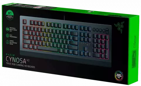 کیبورد سیمی گیمینگ Razer مدل Cynosa V2