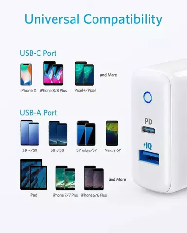 شارژر Anker مدل PowerPort PD PLUS 2 A2636