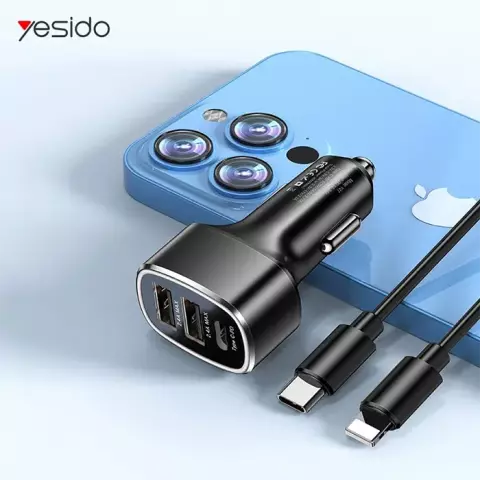 شارژر فندکی Yesido مدل  Y47