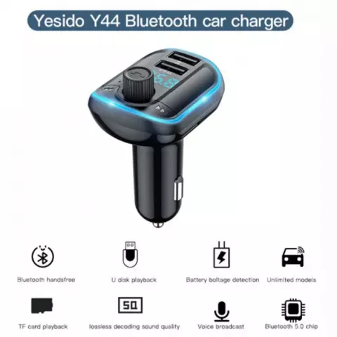 شارژر فندکی Yesido مدل  Y44