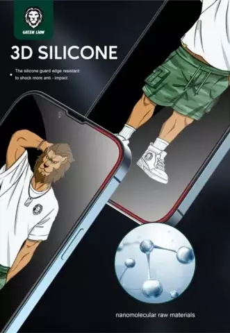 محافظ صفحه نمایش Green Lion مدل Silicone Plus مناسب برای iPhone 12 / 12 Pro