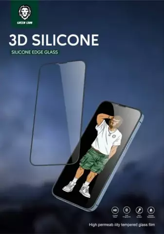 محافظ صفحه نمایش Green Lion مدل Silicone Plus مناسب برای iPhone 12 / 12 Pro