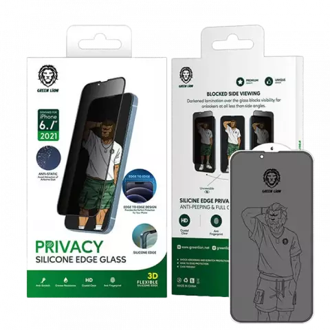 محافظ صفحه نمایش Green Lion مدل Privacy مناسب برای iPhone 12 / 12 Pro