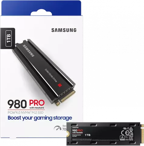 حافظه SSD اینترنال 1 ترابایت Samsung مدل  980 PRO NVMe M.2 w/ Heatsink