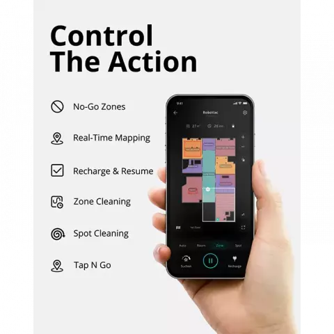جاروبرقی رباتیک eufy مدل RoboVac X8 Hybrid