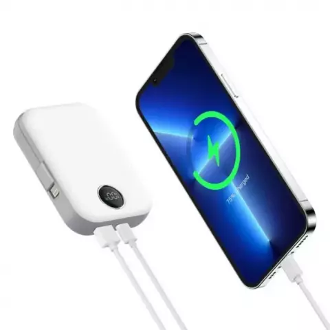 پاور بانک بی سیم 10000 میلی‌آمپر ساعت Green Lion مدل Compact Monaco MagSafe