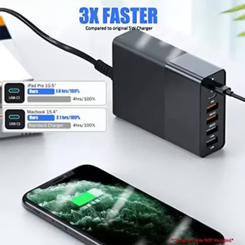 شارژر رومیزی DEVIA مدل  Multi Port