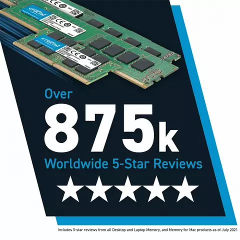 رم دسکتاپ (16GB*1) 16 گیگابایت Crucial مدل CT16G4DFRA32A DDR4 3200MHz