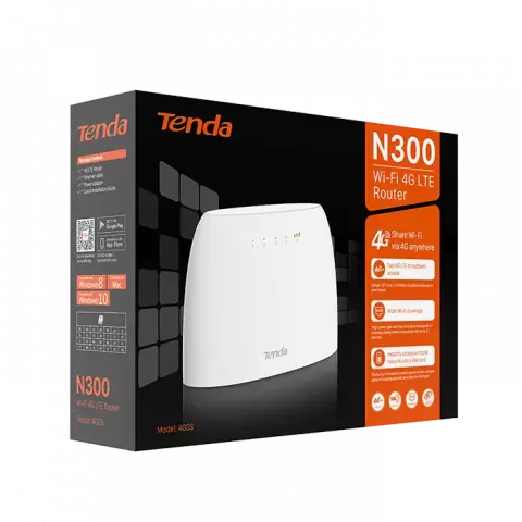 مودم روتر 4G/LTE بی سیم Tenda مدل 4G03