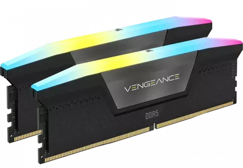 رم دسکتاپ (16GB*2) 32 گیگابایت Corsair مدل VENGEANCE RGB DDR5 5600MHz