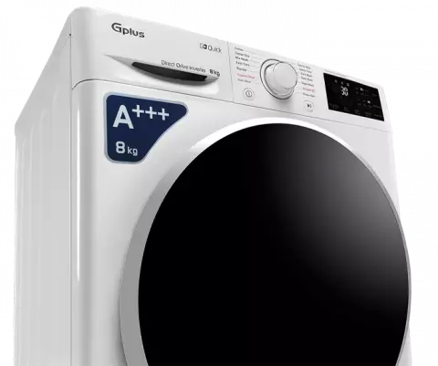 ماشین لباسشویی اتومات 8 کیلوگرم جی پلاس مدل L870W