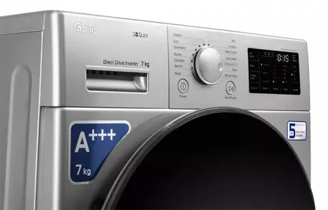 ماشین لباسشویی اتومات 7 کیلوگرم جی پلاس مدل GWM-L730T