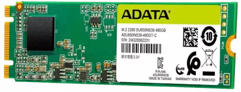 حافظه SSD اینترنال 240 گیگابایت Adata مدل ULTIMATE SU650 M.2