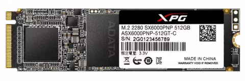 حافظه SSD اینترنال 512 گیگابایت Adata مدل XPG SX6000 PRO NVMe M.2