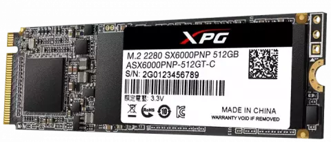 حافظه SSD اینترنال 512 گیگابایت Adata مدل XPG SX6000 PRO NVMe M.2