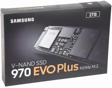 حافظه SSD اینترنال 2 ترابایت Samsung مدل  970 EVO PLUS NVME M.2