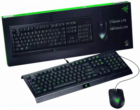 کیبورد و موس سیمی گیمینگ Razer مدل CYNOSA LITE+ABYSSUS LITE