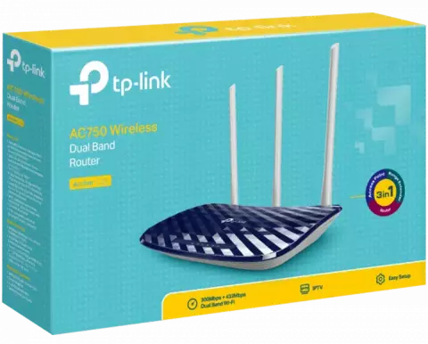 روتر بی سیم TP-Link مدل Archer C20 AC750 Dual Band