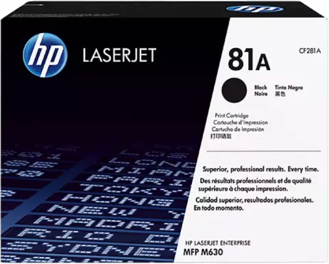 کارتریج تونر مشکی طرح اصلی HP مدل 81A