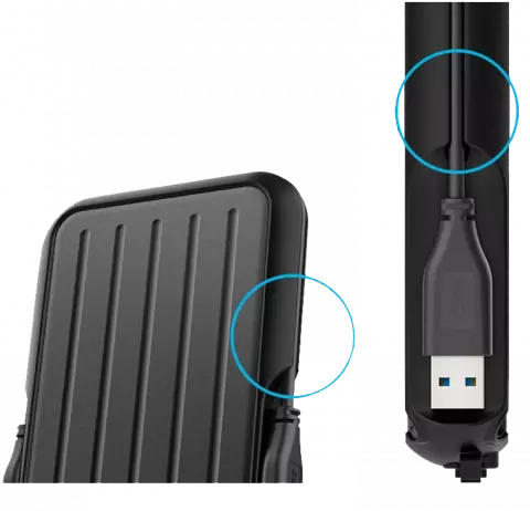 هارد اکسترنال 1 ترابایت Silicon Power مدل Armor A66