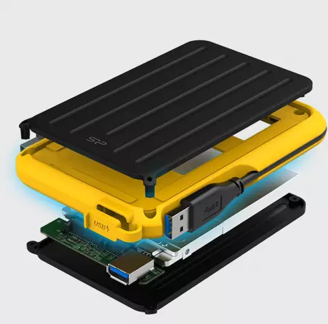 هارد اکسترنال 1 ترابایت Silicon Power مدل Armor A66