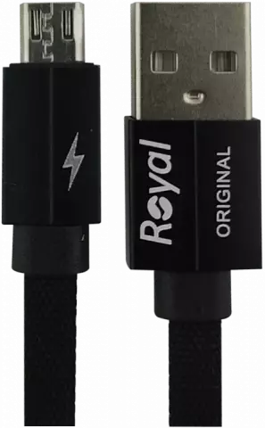 کابل شارژ 20 سانتی متری USB به Micro USB رویال مدل RPS-110