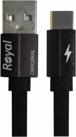 کابل شارژ 20 سانتی متری 2.0 USB به TYPE C رویال مدل RPC-135