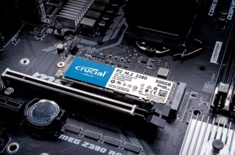 حافظه SSD اینترنال 1 ترابایت Crucial مدل P2 NVME M.2