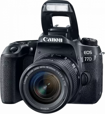 دوربین عکاسی CANON مدل EOS 77D با لنز 18-55 میلی متر