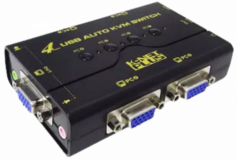 سوییچ 4 پورت KVM کی نت پلاس مدل KP-U624